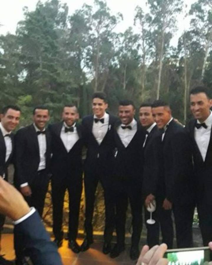 Dos cracks más que se casaron: Así fueron las bodas de Lucas Vázquez y Bartra