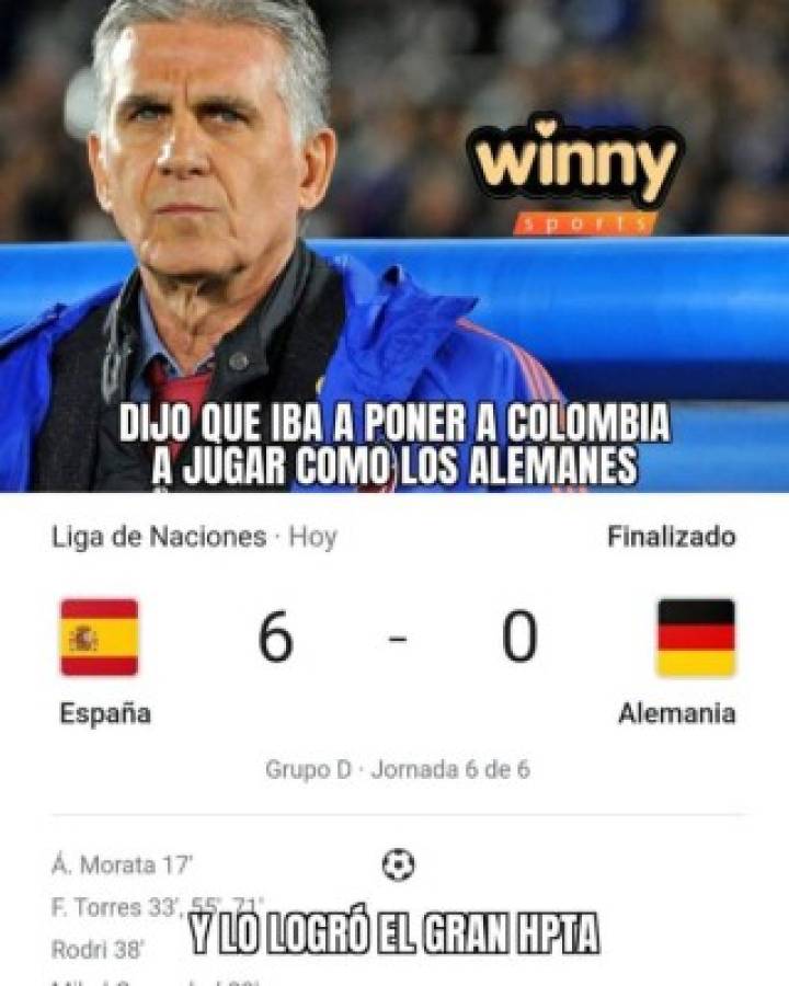 Los memes no perdonan a la Colombia de James Rodríguez tras la paliza de Ecuador