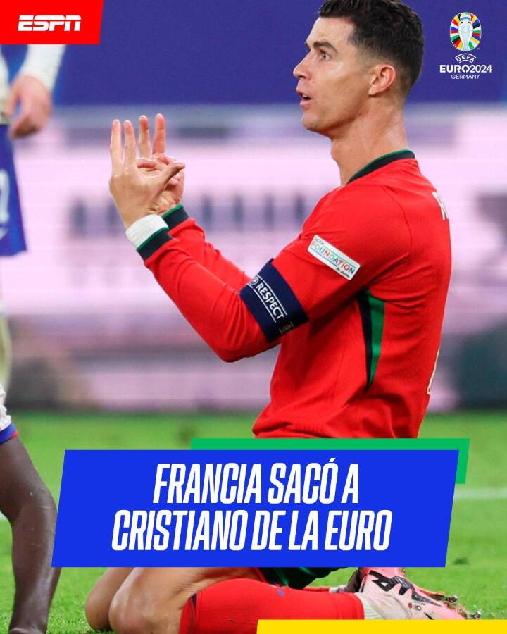 Cristiano Ronaldo se despide de la Eurocopa y así reacciona la prensa tras el Portugal-Francia: “Nada que demostrar a nadie”