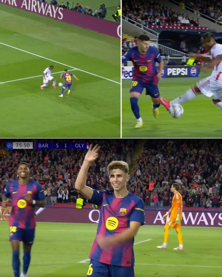 El doble error del árbitro que benefició a Barcelona en la paliza, insólita jugada que el VAR señaló y beso a Nicki Nicole