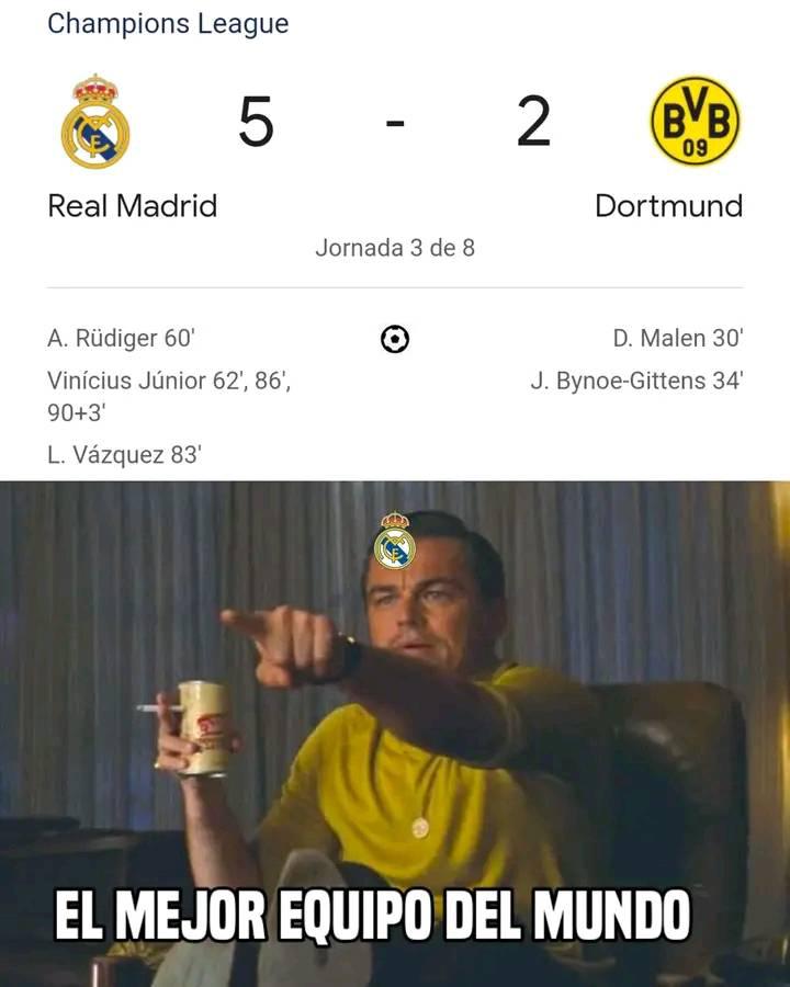 Los divertidos memes que dejó la remontada del Real Madrid en la Champions: ¡eligieron a su Balón de Oro!
