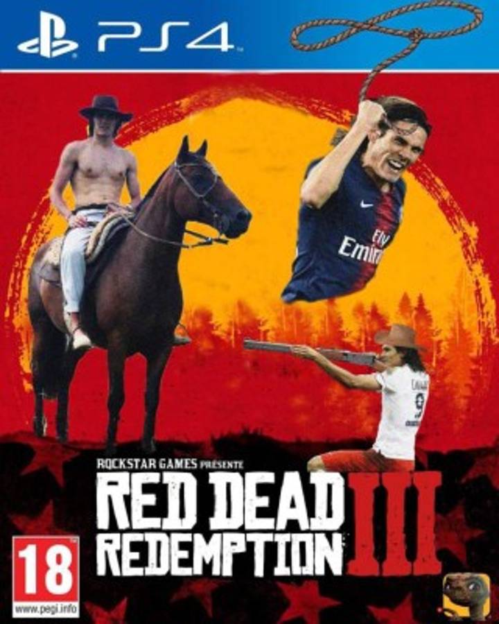 Crueles memes contra Cavani por una fotografía montando a caballo