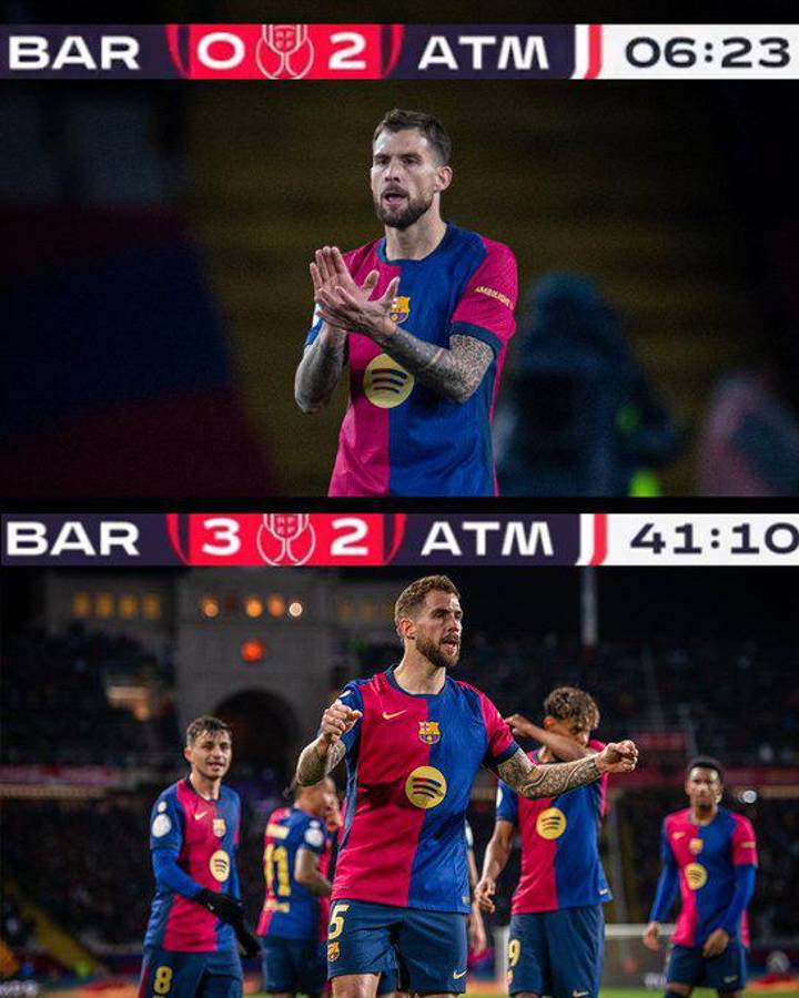 Las polémicas que el VAR no intervino, el festejo del Cholo y el amargo mensaje de Barcelona tras empatar en Copa del Rey