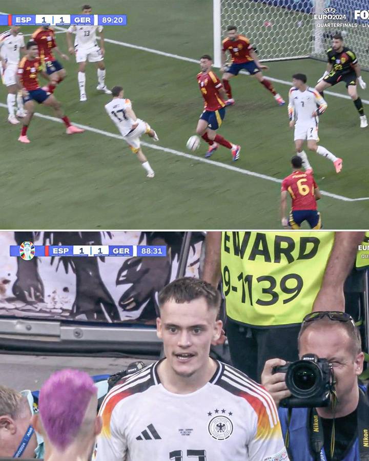 Kroos se cargó a Pedri en su último partido: duras imágenes de la eliminación de Alemania ante España en la Eurocopa