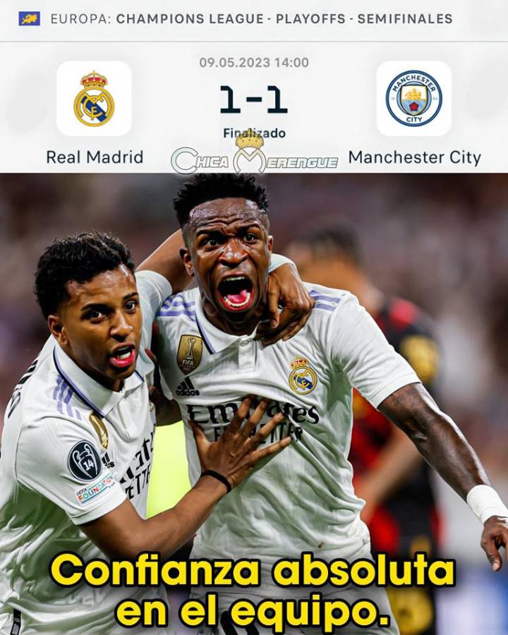 ¿Y Haaland? Los jocosos memes que dejó el buen empate entre Real Madrid y Manchester City en las semis de Champions