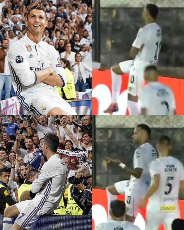 El show de Neymar con el Santos de Brasil: golazo olímpico, asistencias y festejó como Cristiano Ronaldo