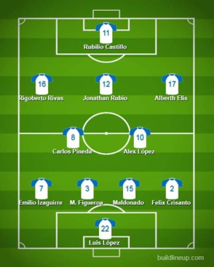 ¡Renovado! Así sería el 11 titular de Honduras para los juegos de Liga de Naciones