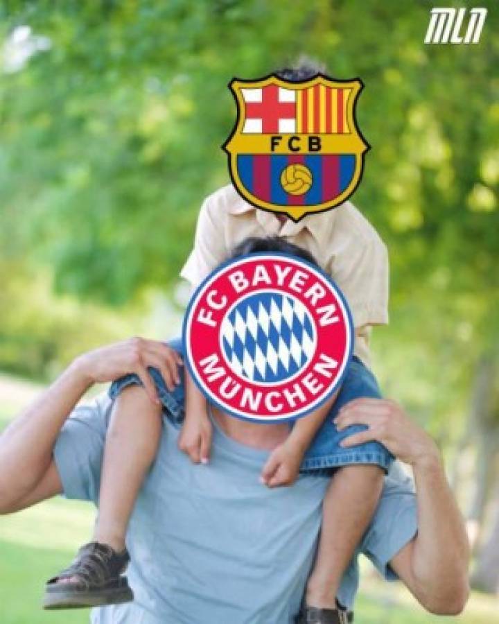 Bayern Munich golea otra vez y los memes destrozan al Barcelona; Cristiano Ronaldo no se salva