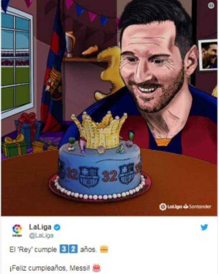 Las mejores felicitaciones a Lionel Messi en su cumpleaños  