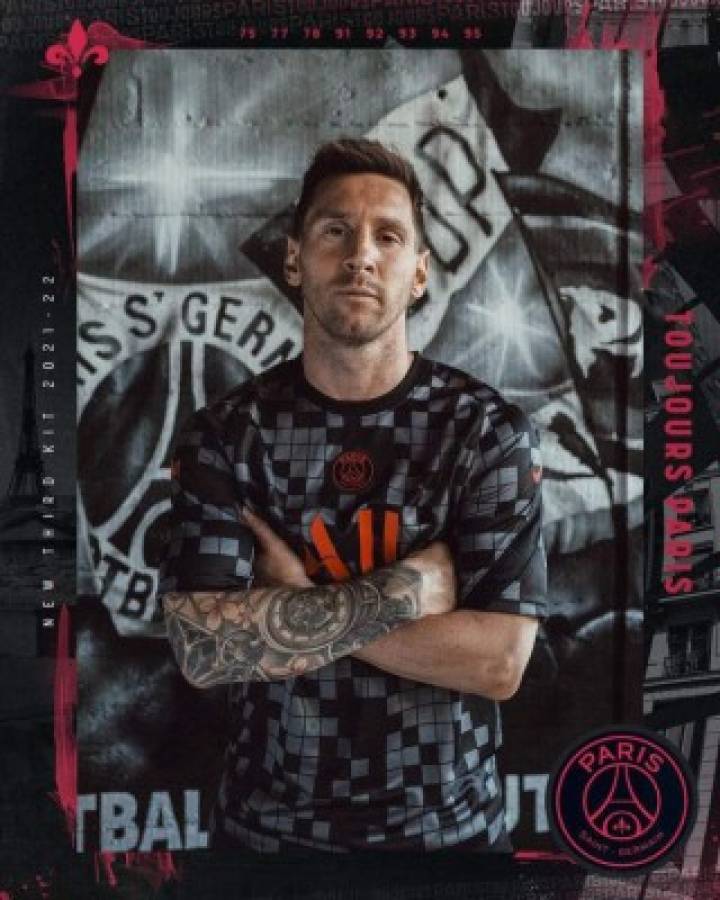 Diferente estilo de dorsal y Messi es protagonista: la nueva y hermosa camisa del PSG   