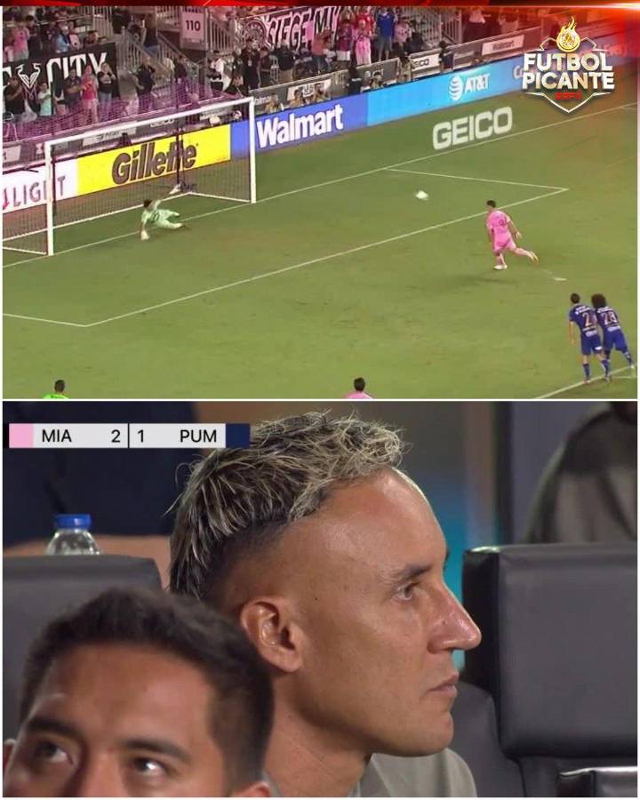 La cara de Keylor Navas a la eliminación de Pumas, lo que hizo Messi al festejo de Suárez y el homenaje a David Ruiz en la Leagues Cup