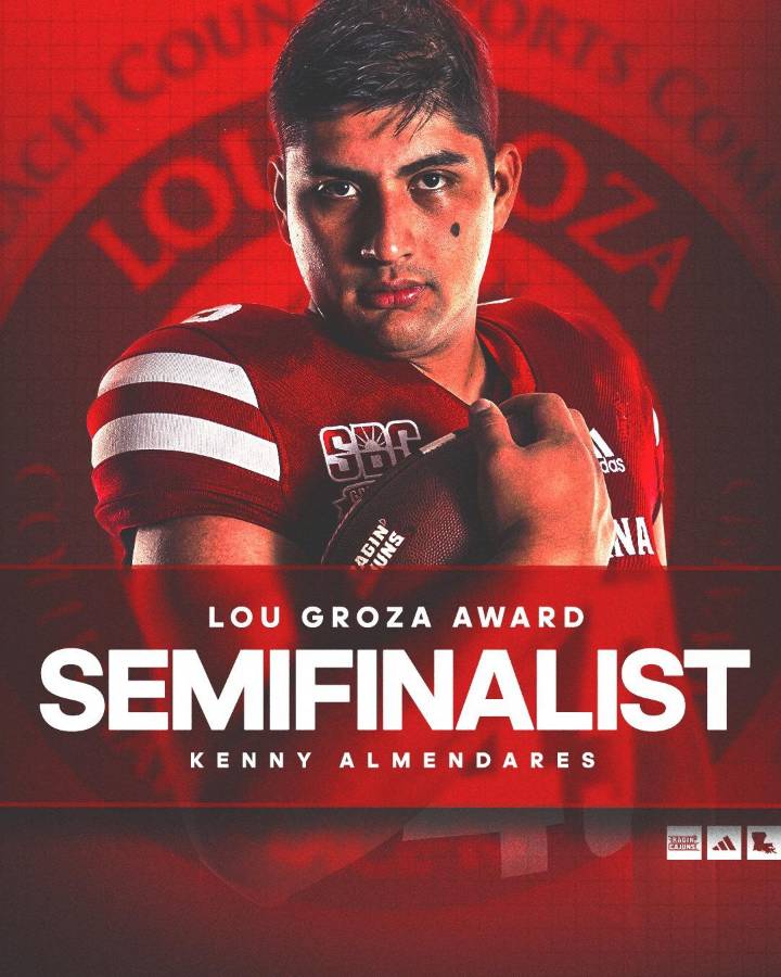 Kenneth Almendares, el hondureño que ganó el premio al mejor pateador de todo el fútbol americano universitario de USA