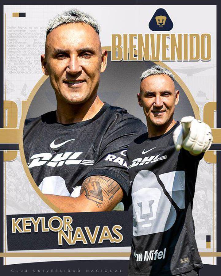 Keylor Navas se gana a la afición de Pumas en su presentación: esto dijo de los errores de Parra y, ¿cuándo debutará en Liga MX?