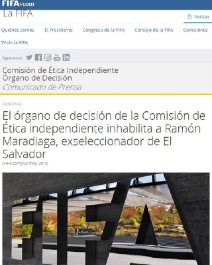 La prensa mundial hace eco del escándalo de Primi Maradiaga