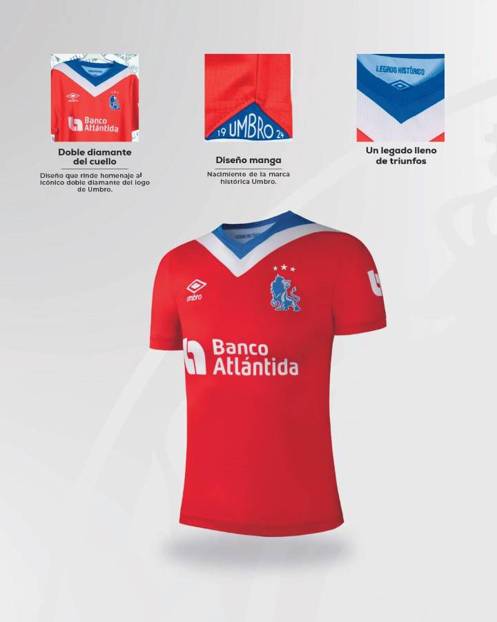 El precio y qué significan los números: las otras imágenes de la nueva camisa del Olimpia; así es la versión manga larga