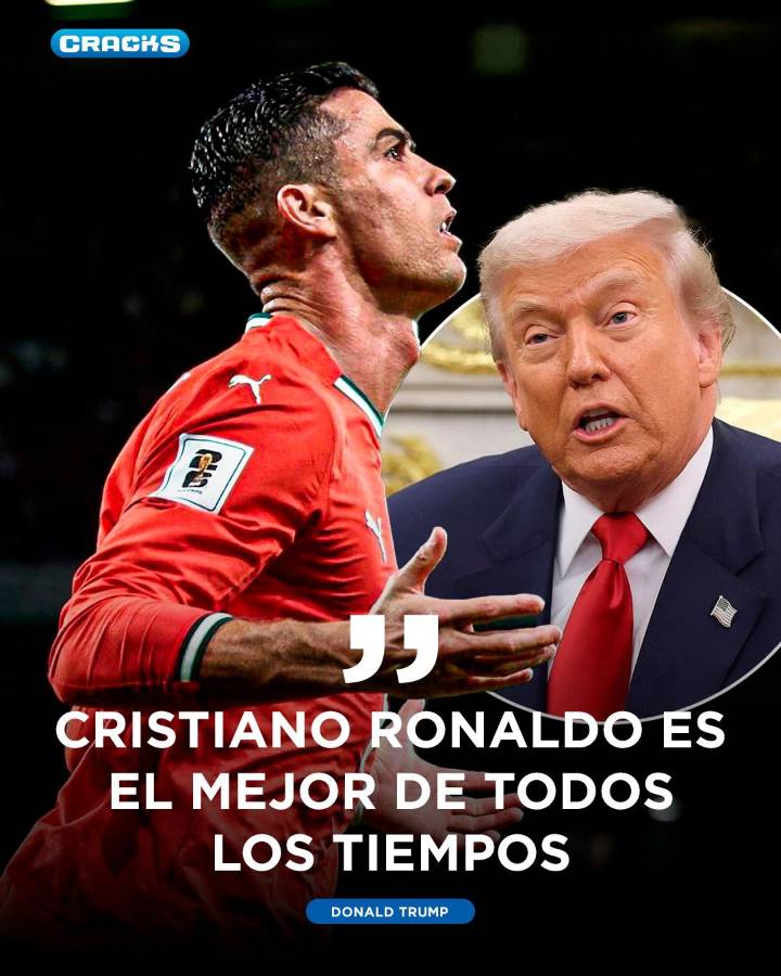 Donald Trump le dice en la cara a Cristiano Ronaldo quién es el mejor de la historia y el motivo de la cena en la Casa Blanca