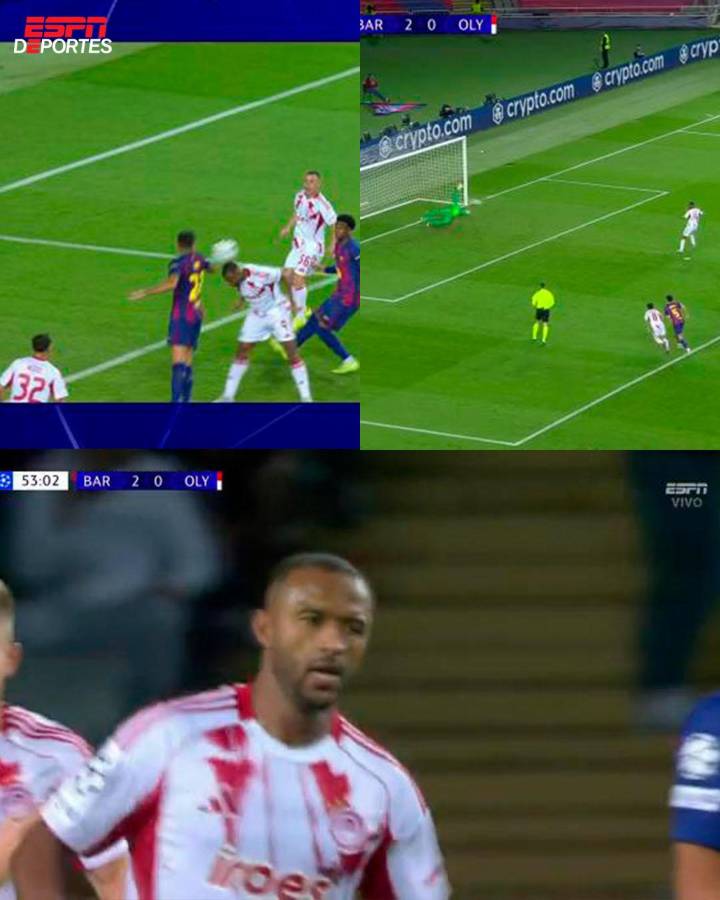 El doble error del árbitro que benefició a Barcelona en la paliza, insólita jugada que el VAR señaló y beso a Nicki Nicole