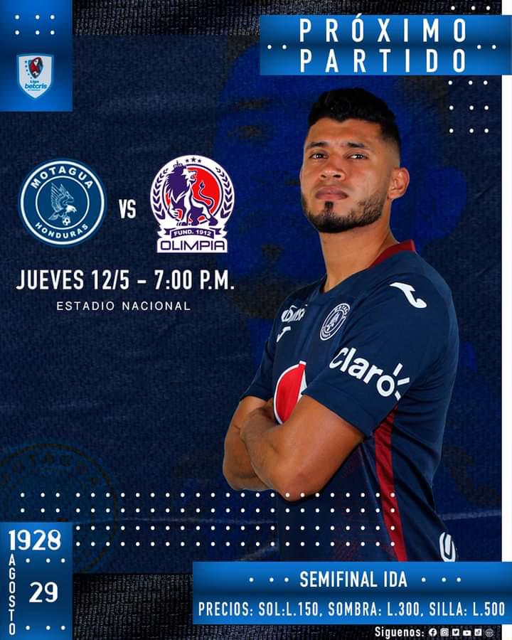 Directiva del Motagua establece precios para el primer clásico ante el Olimpia en el estadio Chelato Uclés