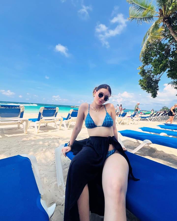 Cecilia García, novia de Agustín Auzmendi, se roba los suspiros en redes sociales con reveladora foto en traje de baño