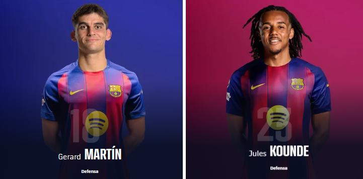 Barcelona confirmó los dorsales de su plantilla: le quitaron el 19 al sueco Roony y las camisetas que quedaron libres