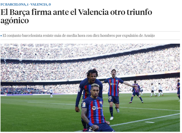 Así amanece la prensa española tras el polémico triunfo del Barcelona: “Robo, VARgüenza, el árbitro no quiso pitar un penal clarísimo”