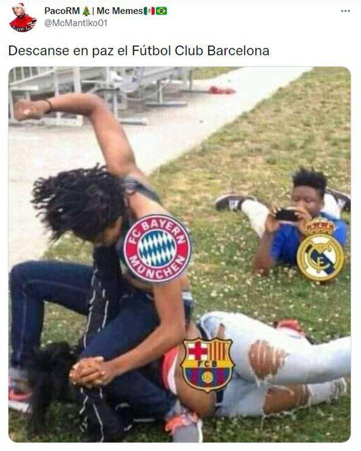 Memes: Bayern destroza a Barcelona y se desatan las burlas por jugar UEFA Europa League
