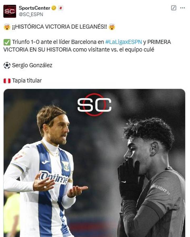 Barcelona perdió ante Leganés y así reacciona la prensa: “Ridículo colosal; qué manera de cag****”