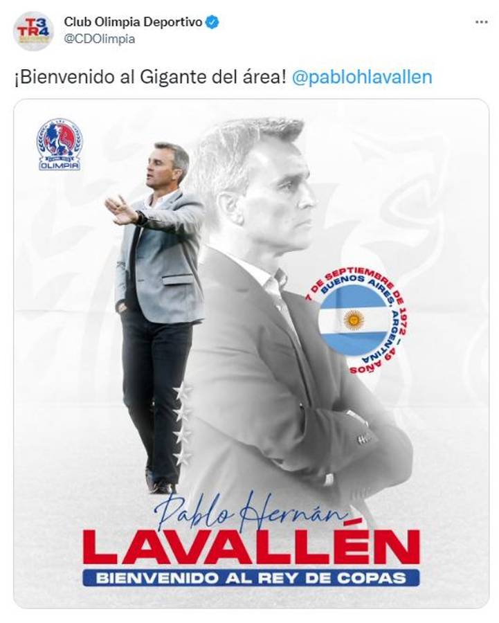 ¿Podrá conseguir el Penta? Así reaccionó la prensa de Honduras e internacional sobre la llegada de Pablo Lavallén a Olimpia