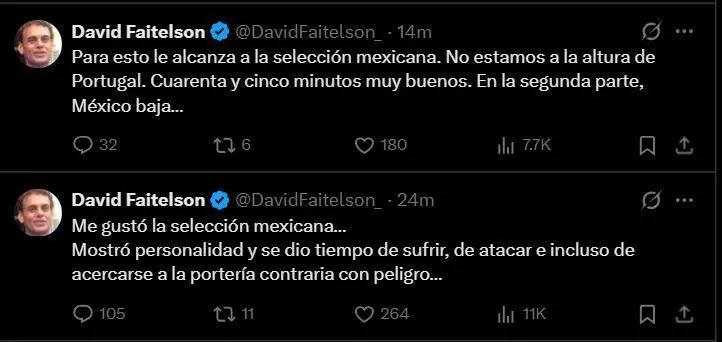Ya ni duele: la ácida reacción de Faitelson y esto dice la prensa de México tras el resultado ante Portugal