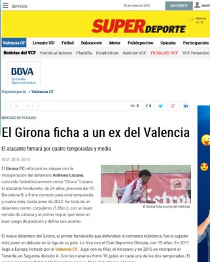 La reacción de los medios tras el fichaje del Choco Lozano por Girona