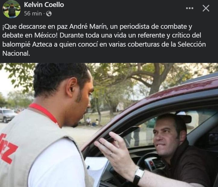 “Golpe al periodismo deportivo”: la prensa mexicana llora el fallecimiento de André Marín a sus 52 años de edad