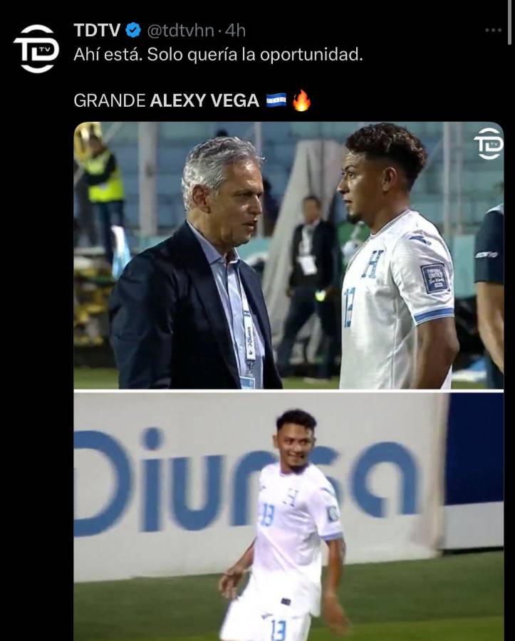 Es el mejor de Honduras Así se cierran bocas: la prensa hondureña alaba la actuación de Alexy Vega contra Nicaragua