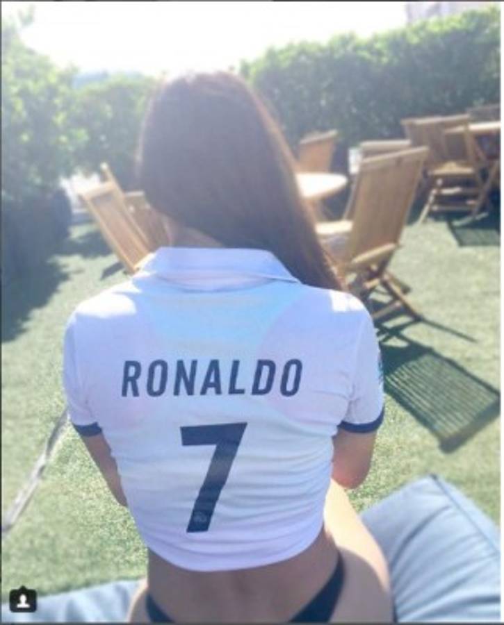 La sexy hondureña que fue hasta Rusia a ver su 'amor', Cristiano Ronaldo