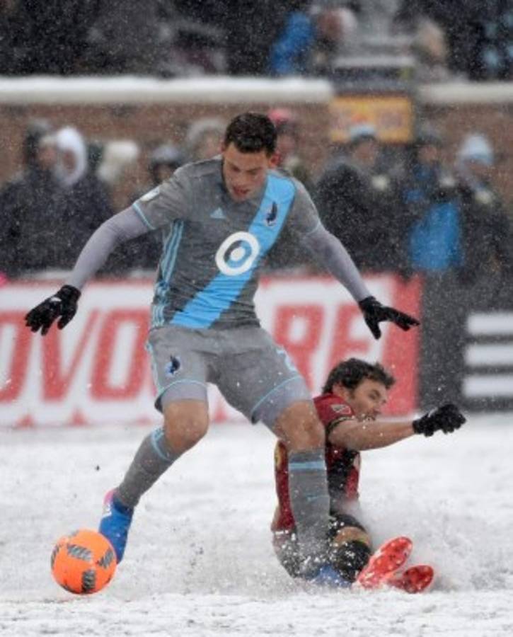 Las fotografías más sorprendentes del Atlanta-Minnesota bajo la nieve en la MLS