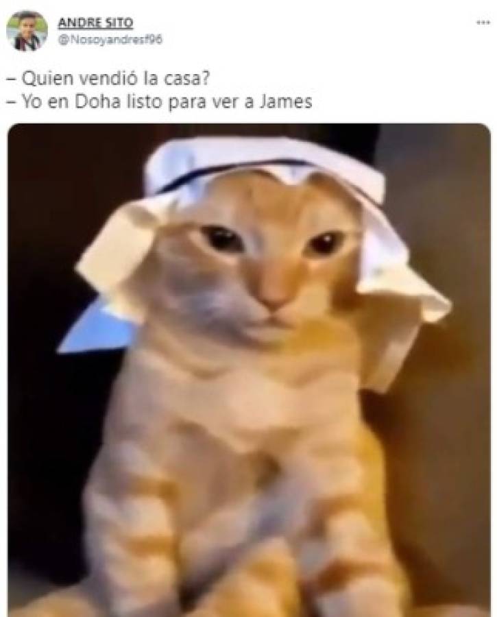 James Rodríguez es destrozado con divertidos memes por su eventual llegada al fútbol de Qatar