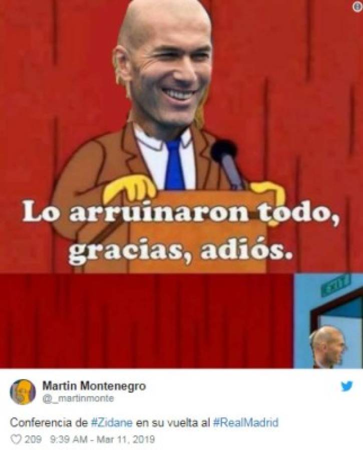 Los memes hacen pedazos a Mourinho y James Rodríguez por la vuelta de Zidane al Real Madrid