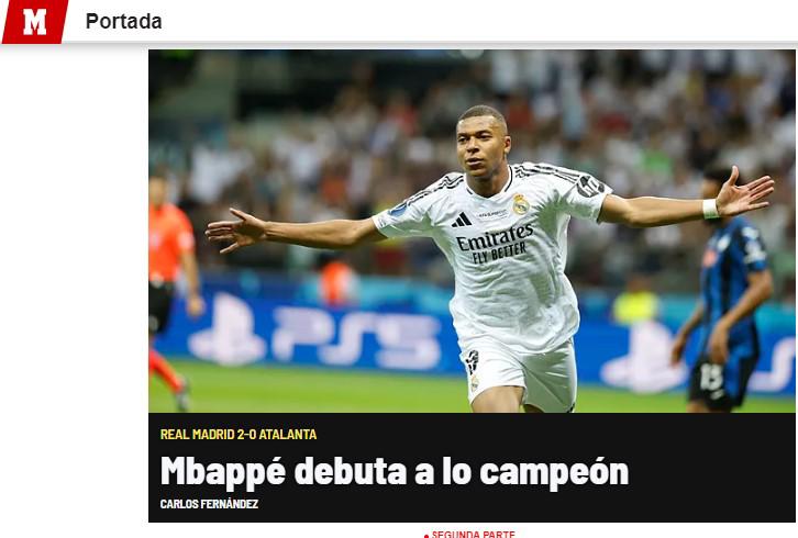 “La era Mbappé y los nuevos galácticos”: Lo que dice la prensa mundial tras título del Real Madrid en la Supercopa de Europa