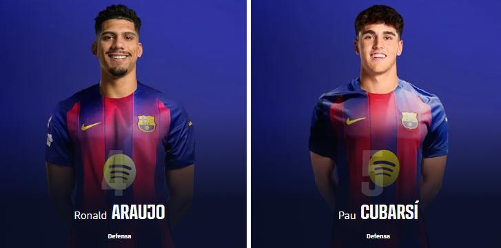 Barcelona confirmó los dorsales de su plantilla: le quitaron el 19 al sueco Roony y las camisetas que quedaron libres