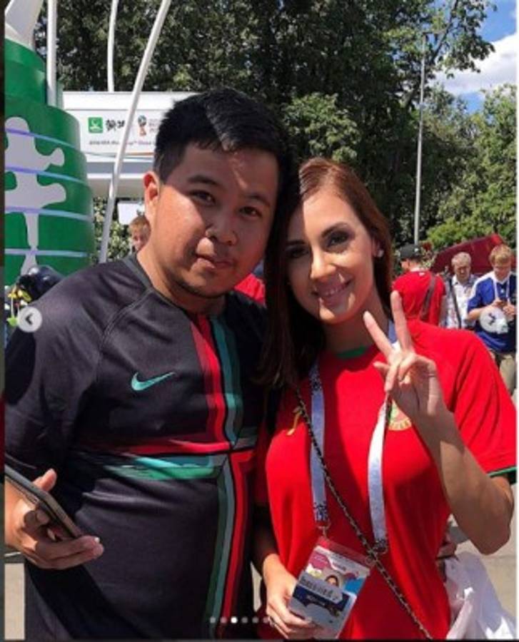 La sexy hondureña que fue hasta Rusia a ver su 'amor', Cristiano Ronaldo