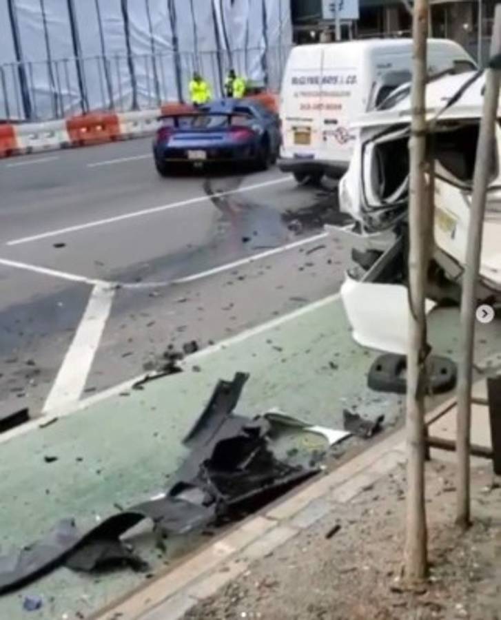 Destruye su Porsche Gemballa Mirage GT en New York; se fuga, pero la policía lo intercepta