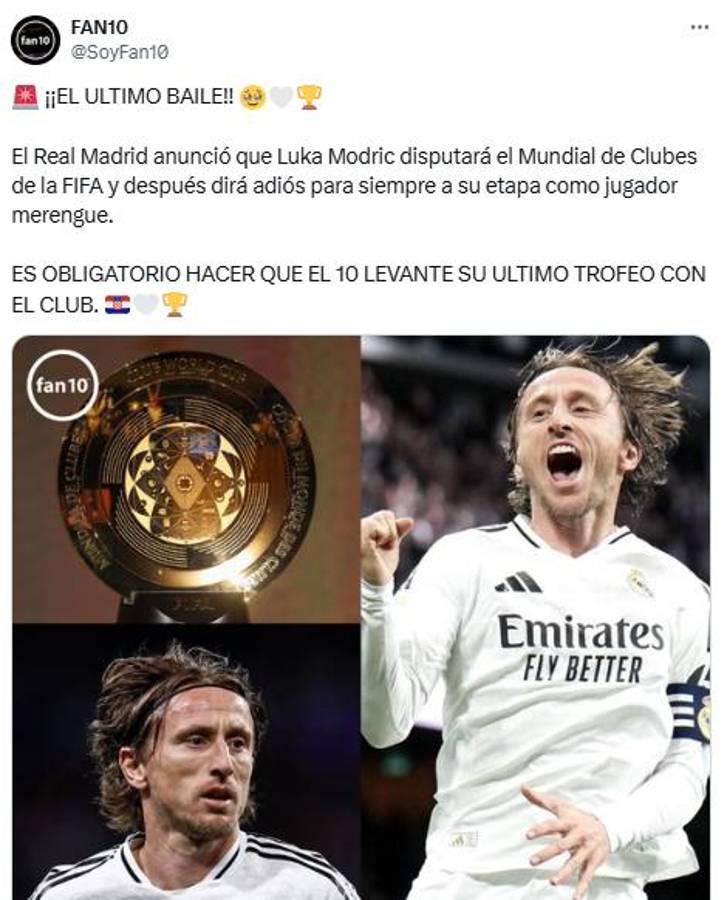Modric se marcha del Real Madrid y así reacciona la prensa mundial: La peor noticia del año; Ya no nos queda nada...
