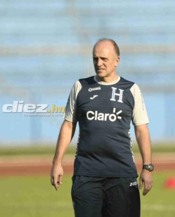 Risas y la broma de Elis a 'Choco' en el entreno de la Selección de Honduras