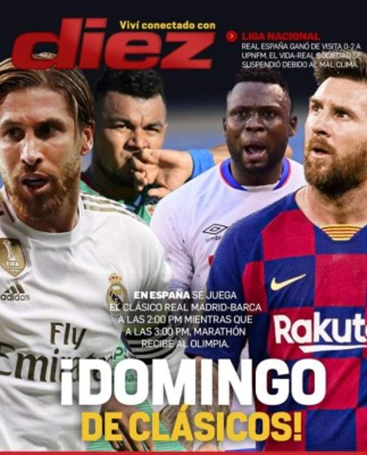 Portadas por el mundo: Lo que dicen sobre el clásico Real Madrid-Barcelona