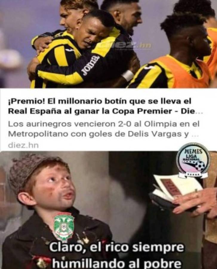 Los duros y amargos memes para Olimpia tras perder Copa Premier ante Real España