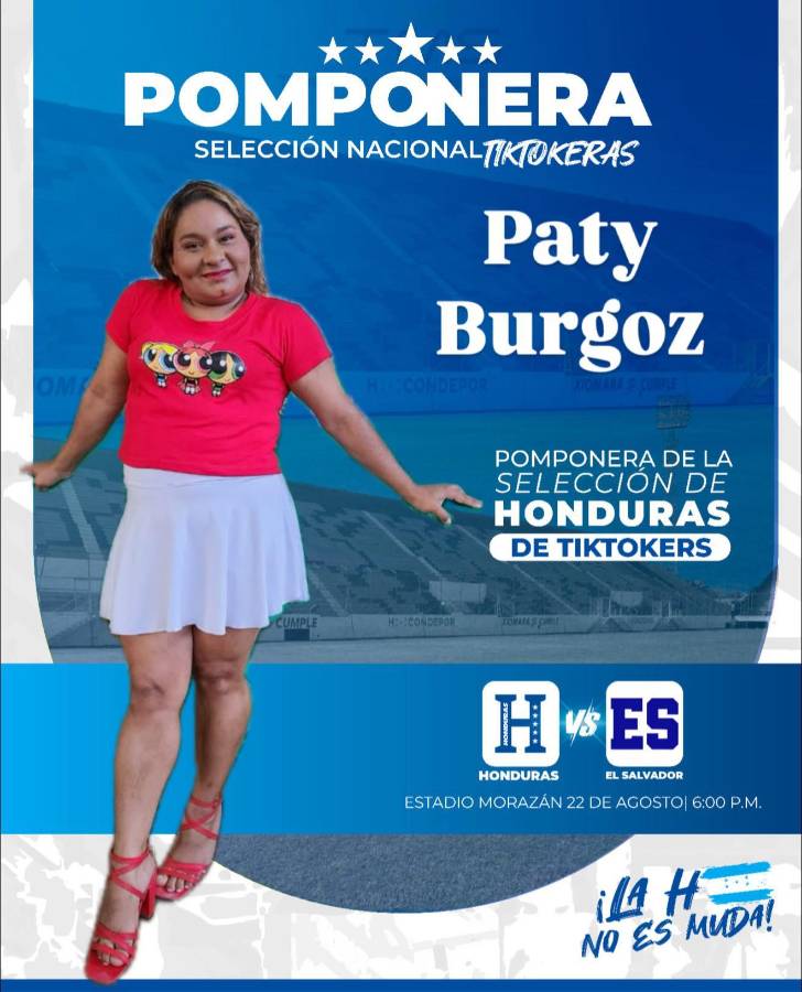 Partido de tiktokers de Honduras vs El Salvador: las bellas pomponeras confirmadas que adornarán el Morazán