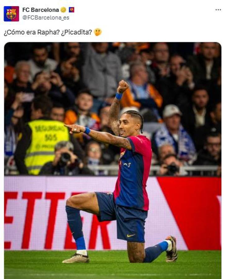 Las ‘burlas’ del Barcelona tras golear al Real Madrid en el Clásico: “Como en el patio del colegio”