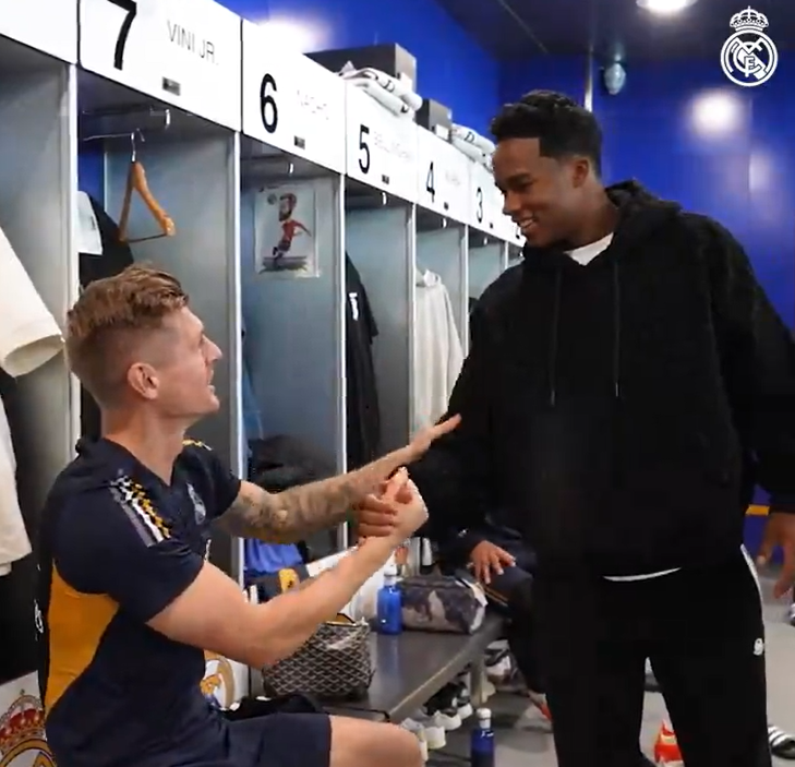 Real Madrid con una visita especial: Endrick conoció a sus nuevos compañeros y las palabras de Ancelotti