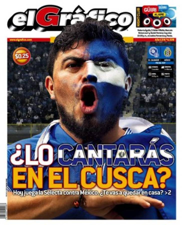 Las portadas de los diarios centroamericanos y del mundo sobre la jornada de eliminatoria