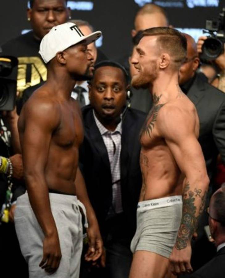 En fotos: Polémica e insultos entre Mayweather y McGregor a un día de la pelea