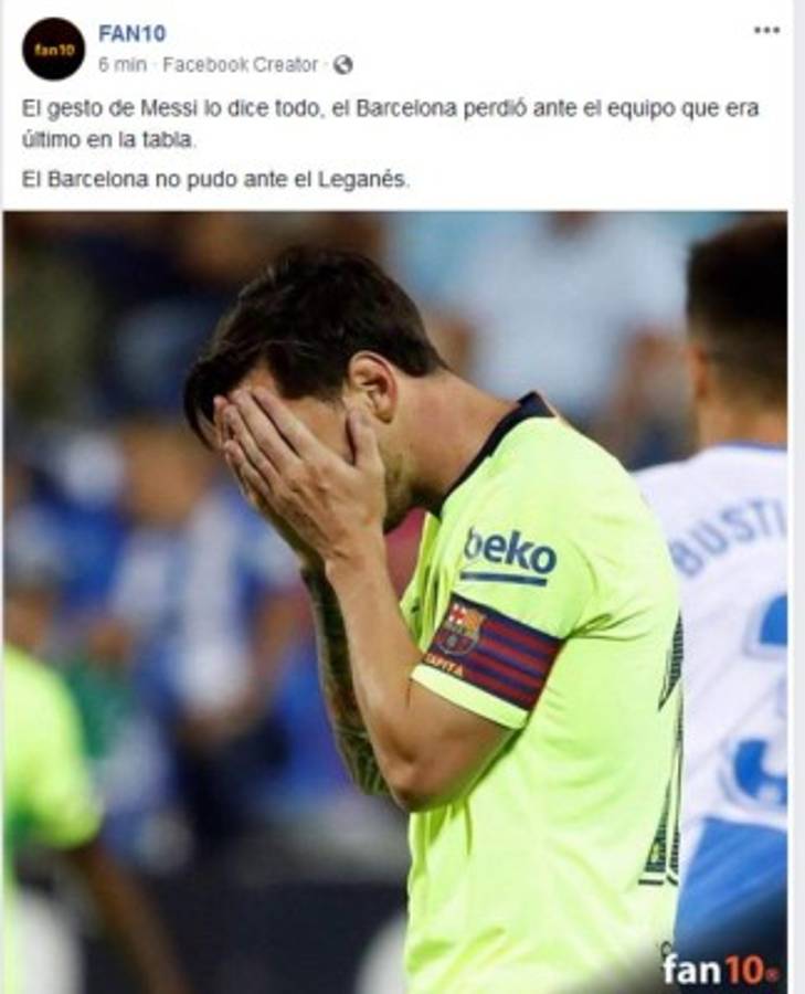 ¡Crueles! Barcelona pierde con Leganés y los memes atacan a Piqué